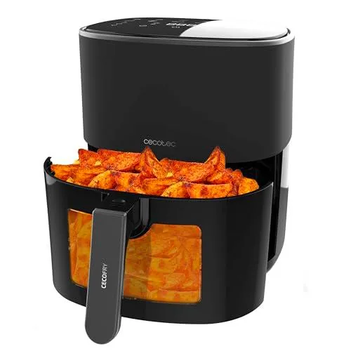 Cecotec Freidora de Aire sin Aceite 6,5L con Ventana Cecofry Fantastik Window 6500 Plus