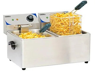 Casselin cfe42 freidora eléctrica 2 x 4 L)