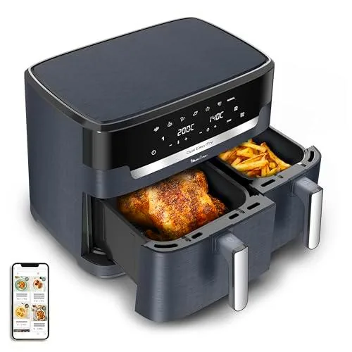Moulinex XXL Dual Easy Fry Java Pepper 176_Oil Less Fryer de Moulinex