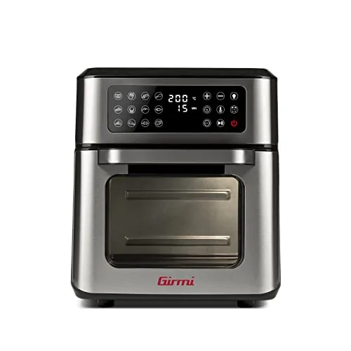 Girmi FG97 Genio Più, Freidora de Aire 12L, Air Fryer con Pantalla Digital Táctil