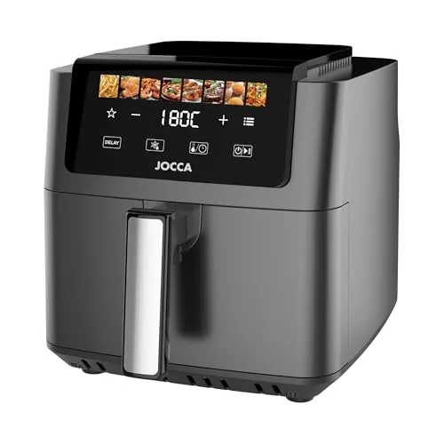 JOCCA - Freidora de Aire 6.5L 1700W con Pantalla Táctil