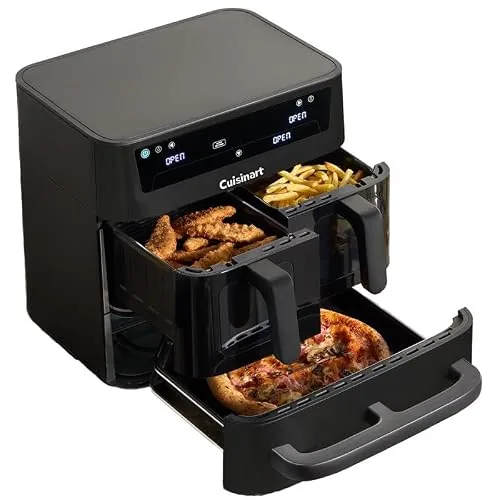 Cuisinart Tri Zone Freidora y Horno 13,6 L | Sin PFAS | 3 zonas