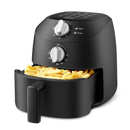 Midea Freidora de Aire 2L, Air Fryer sin Aceite, 10 Programas Automáticos