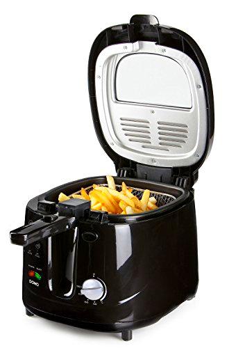 Domo DO-461FR - Freidora, 1800 W, 2,5 l, color negro