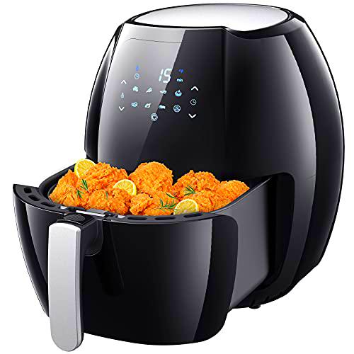 7L Freidora sin Aceite, 1800W Freidora de Aire Pantalla LED Táctil