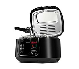 Girmi FG21 Freidora, 1800 W, 2,5 L, antiadherente, color negro