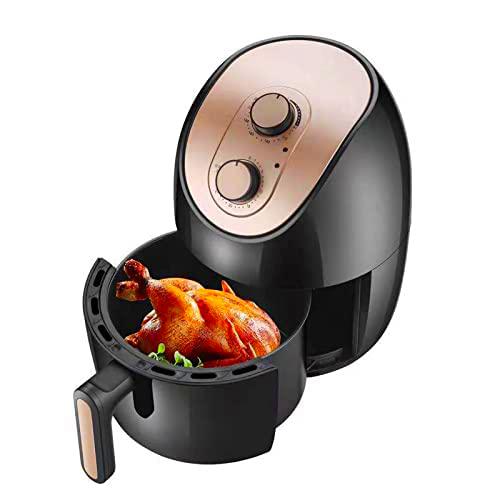 azorex Freidora de Aire 3.5L sin Aceite Control de Temperatura y Temporizador 1200W Caliente 80 a 200 ºC (3.5L)