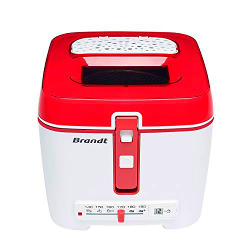 Brandt - Freidora clásica - Temporizador electrónico con pantalla LCD