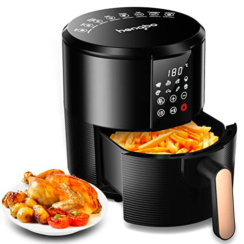 Freidora sin Aceite,Air Fryer 3 Litros con 8 Programas,Freidora de Aire Caliente Pantalla LCD Táctil y Temperatura Ajustable,Poco Aceite,Temporizador,Sin BPA ni PFOA,1300W