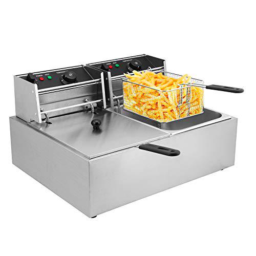 Moracle Freidora Industrial Acero Inoxidable Feridora Elecrica 20L Freidora CecotecAcero Inoxidable 60~200 º C Feridora Elecrica 5000 W Freidora Cecotec 10.7 kg Freidoras Industriales