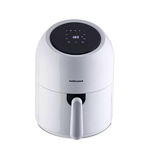 Mellerware - Freidora sin Aceite XL Crunchy Medium! 1000W | 3,5L | 5 Programas Predefinidos | Temporizador Programable | Air Fryer 80-200ºC | Sin BPA/PFOA | Freidora de Aire Pantalla Digital Táctil