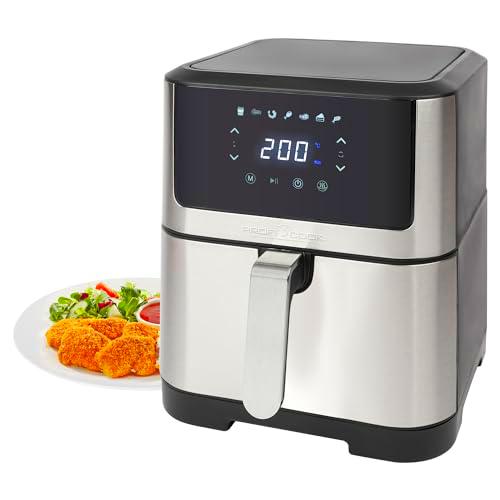 ProfiCook® XXL freidora de aire caliente 8L | Freidora de aire caliente sin aceite ni grasa | con 7 programas | con bajo desarrollo de humos y olores | Freidora de aire caliente PC-FR 1269 H