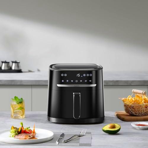 Xiaomi Mi Air Fryer Smart 6L | Freidora de Aire Sin Aceite Xiaomi | Freidora Compacta de 1500W con Pantalla Táctil LED | Fritadeira Airfryer Doble Resistencia | Compatible con IOS y Android