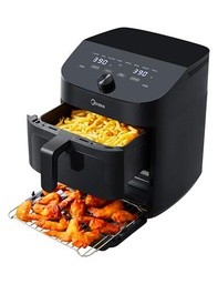Midea Dual Zone Heißluftfritteuse, 10L Airfryer, 2 Colores