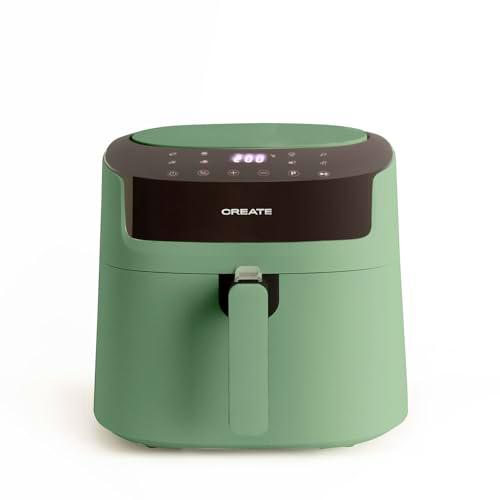 CREATE/FRYER PRO LARGE/Freidora de aire sin Aceite 6,2L Verde Sage / 8 programas automáticos