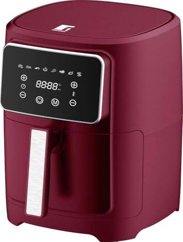 BERGNER MAROON - Freidora de aire caliente SIN PFAS 1800W 6.9L