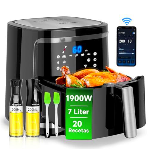 Aigostar Cube Smart, Freidora de aire inteligente sin aceite