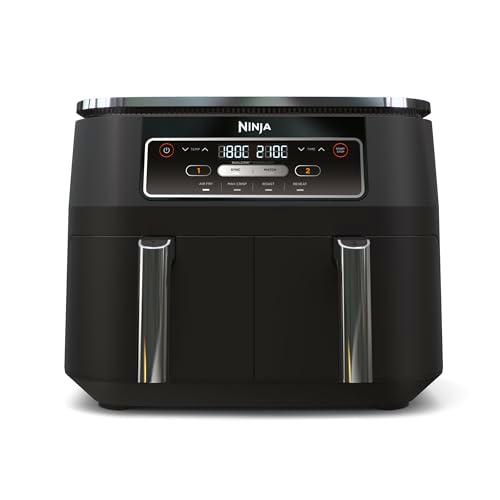 Ninja Foodi Dual Zone Freidora de aire digital con 2 cajones
