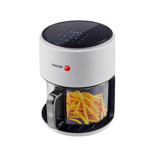 Fagor Naturfry Kyros Freidora de Aire 4,5L, 1300W, Cubeta de Vidrio