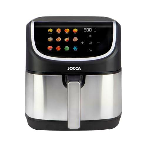 Jocca Freidora de Aire Digital 8L con Pantalla LED Táctil y Display de Colores