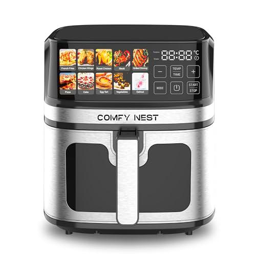 Comfy Nest, Freidora de Aire Caliente 8L con Pantalla Digital 1700W