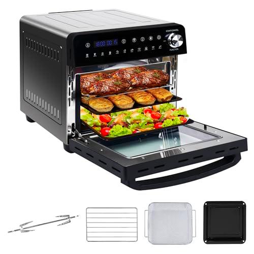 Freidora de Aire sin Aceite Airfryer de 14L, Emphsism Horno de Aire Caliente Air Fryer XXL 1800W