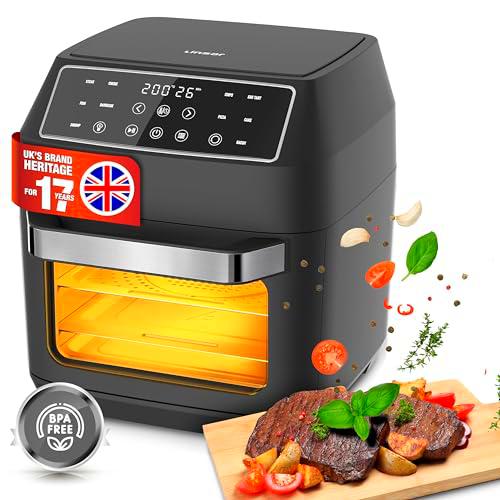 Linsar Freidora de aire caliente de 12 litros, minihorno multifunción