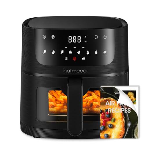 HAIMEEC Freidora de aire 4 Litros, Air Fryer 8 en 1