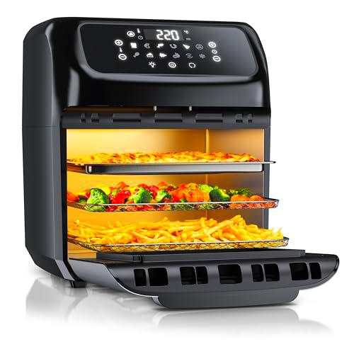 Arendo - Freidora de Aire Caliente de 12 litros - Mini Horno multifunción