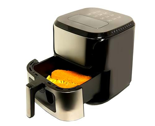 SVE Freidora de aire Digital de 5 litros 1500W Comida saludable Disfruta de Comidas Deliciosas sin Aceite Fríe/Cocina/Asa Cocina con hasta un 80% menos de grasa
