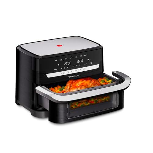 Moulinex Dual Easy Fry Flex, Freidora de aire con separador FlexCook