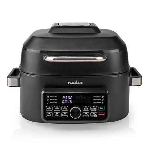 Freidora de Aire Caliente | 6 l | Minutero: 120 min | Número de programas preestablecidos: 7 | Digital | Negro