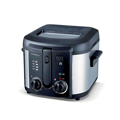 Freidora de Aire Familiar, 3 Litros, Acero Inoxidable