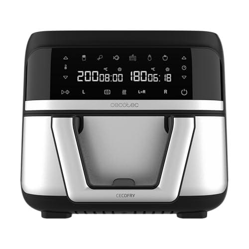 Cecotec Freidora de Aire sin Aceite 9L Divisible en 2 Air Fryer Cecofry Dual 9000