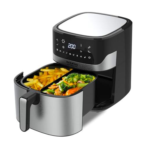 Taurus - Freidora aire Air Fry Digital 7S Wall | 1600W | 6,5L | 8 Programas | Pantalla táctil | Avisador Acústico | Temporizador 60 min | Accesorio Wall: 2 Recetas