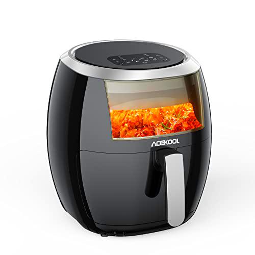Zstar Freidora de aire caliente, 8 programas, 8 L, sin aceite