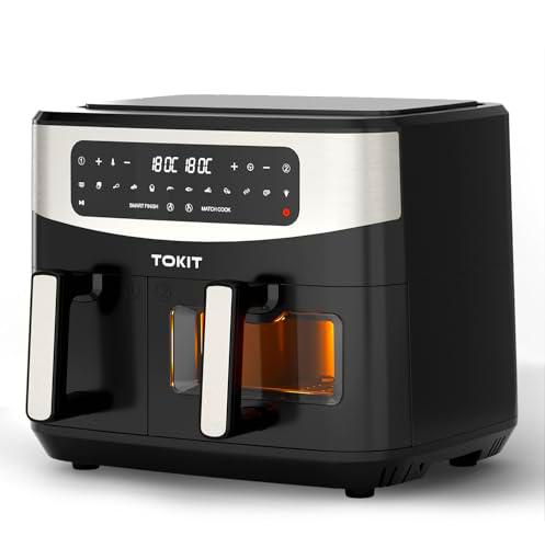 TOKIT Freidora De Aire Caliente 2 Cámaras (6 L y 4 L)