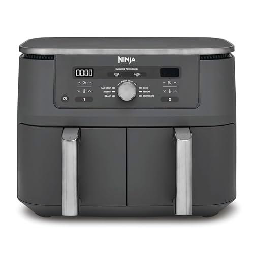 Ninja MAXFreidora de aire sin aceite con compartimento doble