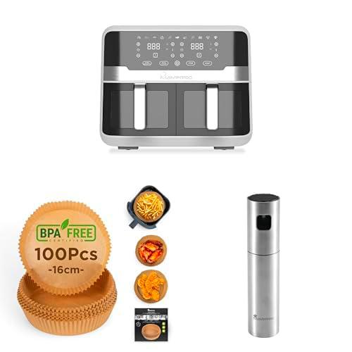 MasterPro Pack Rocket Duo 900 - Freidora de Aire Doble 9L 2400W