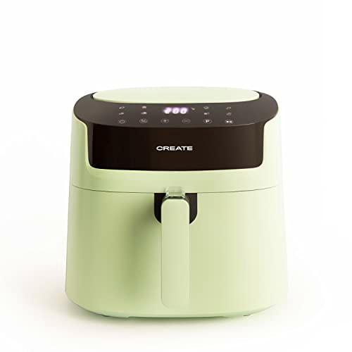 CREATE/FRYER PRO LARGE/Freidora de aire sin Aceite 6,2L Verde / 8 programas automáticos