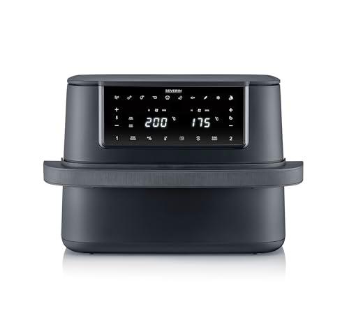 SEVERIN - Freidora de aire caliente Max Zone Flex 9 L 2600 W Negro FR 9599