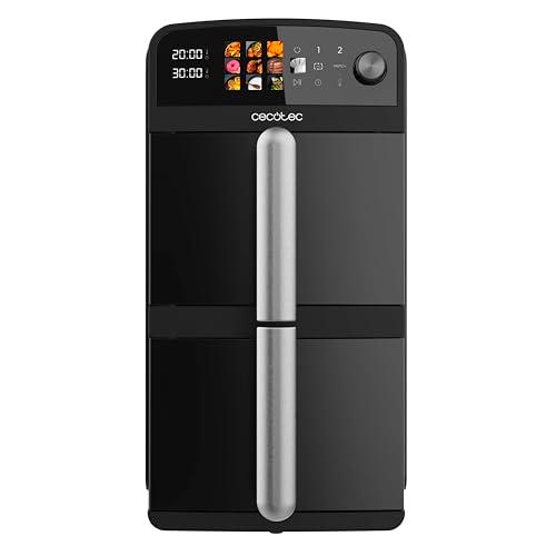 Cecotec Freidora de Aire de 10L con Cubetas Superpuestas Cecofry DuoLevel 10000