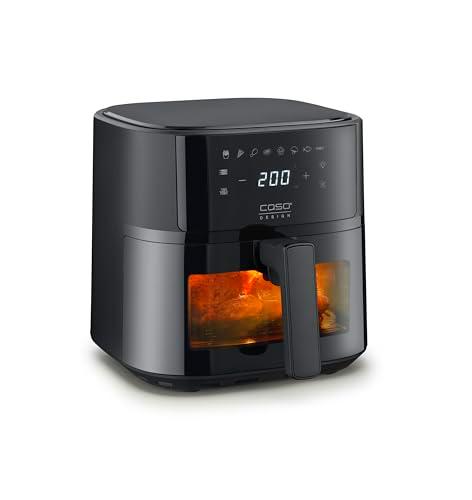 CASO Design Freidora de aire sin aceite AirFry 6.0 con doble compartimento de 6 L