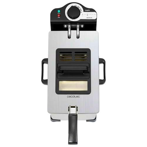 Cecotec Freidora Eléctrica de 3L Cleanfry 3 L. 2000W