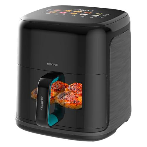 Cecotec Freidora de Aire sin Aceite 6,5L Plancha Grill Doble Resistencia Ahumador Integrado Air Fryer Cecofry&amp;Grill Smokin'Prime 6500