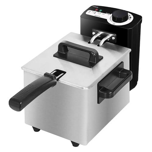 Cecotec Freidora Eléctrica con Aceite Cleanfry 1.5 L