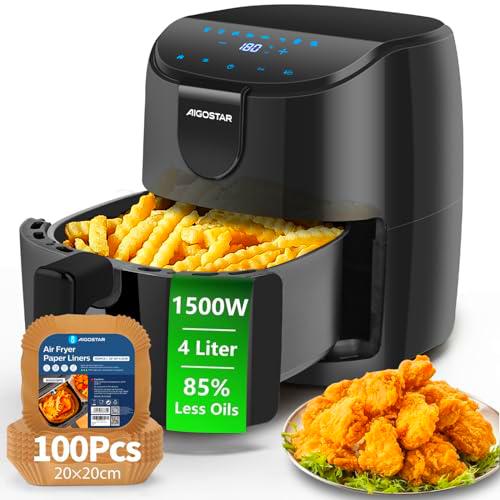 Aigostar Freidora de aire 4L Con Papel Freidora Aire 100 Unidades