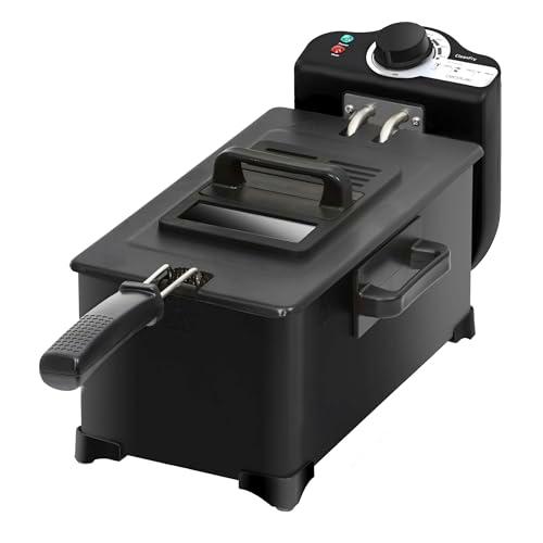 Cecotec Freidora Eléctrica de 3L Cleanfry 3 L Black