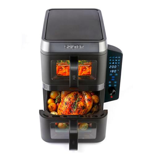 Salter VertiCook View Stackable Air Fryer - UK PLUGGED Vertical Double Drawer