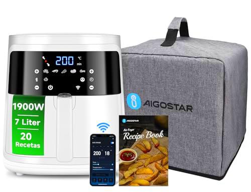 Aigostar Freidora de aire XXL con Cubierta Antipolvo